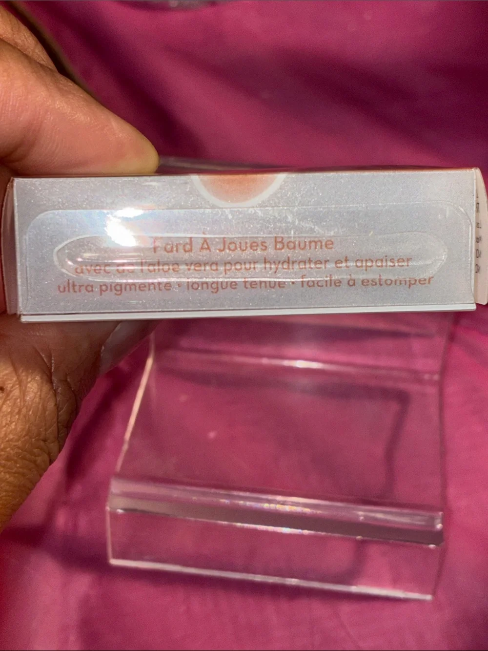 The Crème Shop Peach Blush Balm - Creamy Buildable Pink-Peach Tint